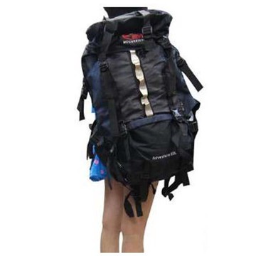 EYE 後背包超大容量登山後背包80L胸前釦腰釦出水孔附雨罩可A4資夾