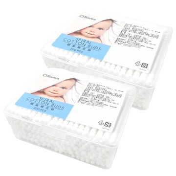 Simba 小獅王辛巴 螺旋棉棒  200支  2盒