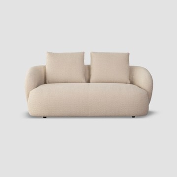 FLEXLUX Torino 布質沙發 兩人 186cm 奶油白