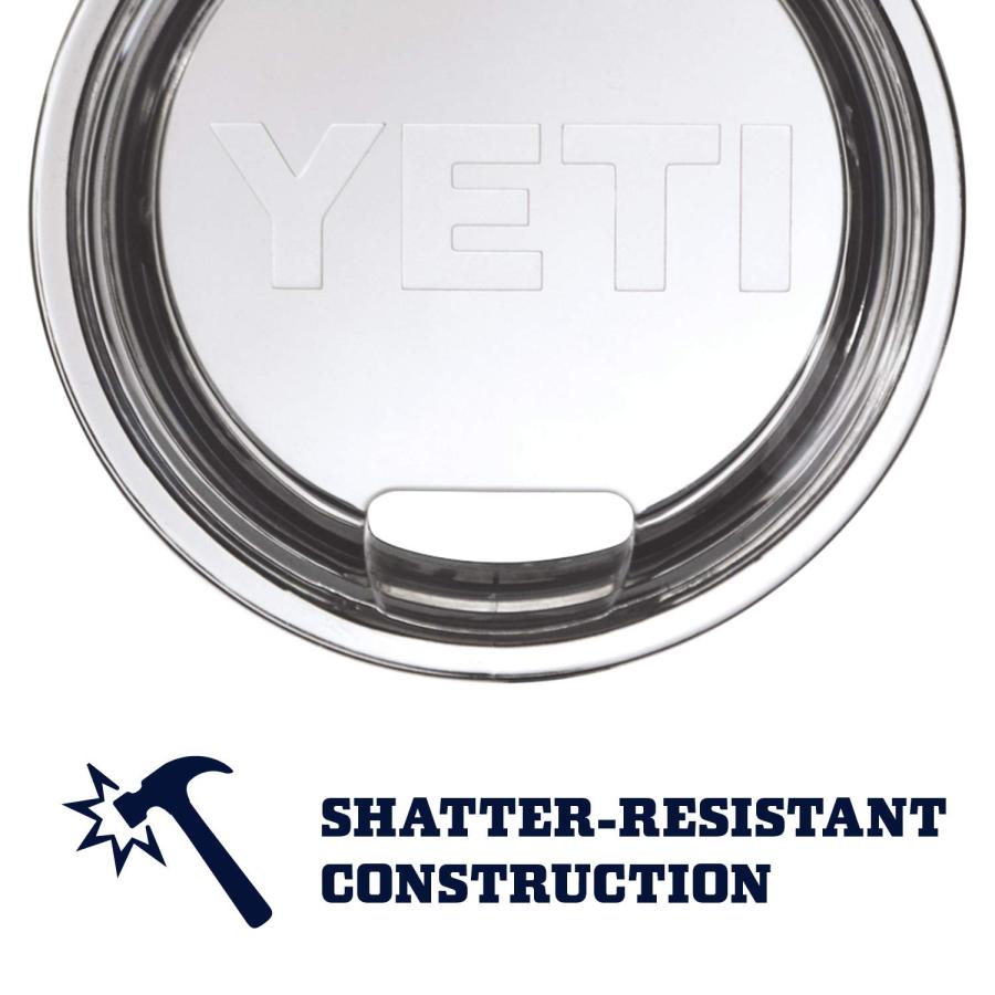 YETI Rambler 10オンス ローボール 蓋付き 真空断熱 ステンレス製、ステンレス