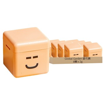 Global Garden 盛花園 Coffeehead 超方塊 義式深烘經典系列 即溶咖啡  8顆  2g  1盒