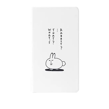 My friend rabbit｜粉紅兔子筆記本(白色款)