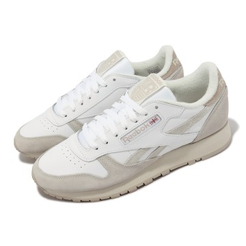 [ACS] Reebok 休閒鞋 Classic Leather 男鞋 女鞋 米白 白 麂皮 皮革 復古 經典 100032772