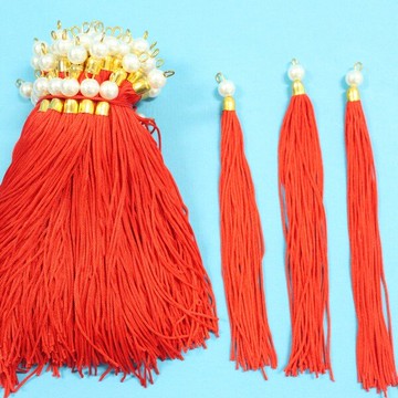 紅線琉疏線 琉梳線 +仿真珠 琉疏 /一小包10個入(促7)-AA-5872【領券滿額再折千12/31止】