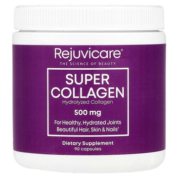 Rejuvicare, Super 膠原蛋白，500 毫克，90 粒膠囊
