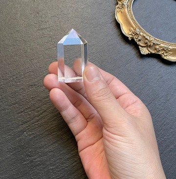 天然冰透白水晶能量柱 消磁淨化 招財開運 淨化氣場 快速出貨