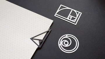 1.618 黃金比例迴紋針 - 讓你尋找設計上和生活中的黃金比例 書簽