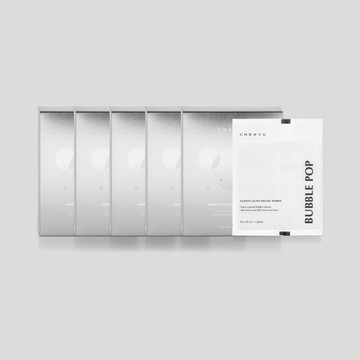 [5盒特惠組] BUBBLE POP胺基酸洗顏巾(15入/盒)