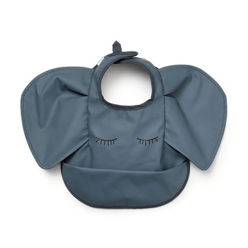 ELODIE DETAILS防水口袋圍兜 Humble Hugo 小飛象(藍)