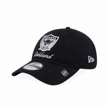 NEW ERA 男女 9FORTY UNST NFL CANVAS WASH 奧克蘭突襲者 NE13957177