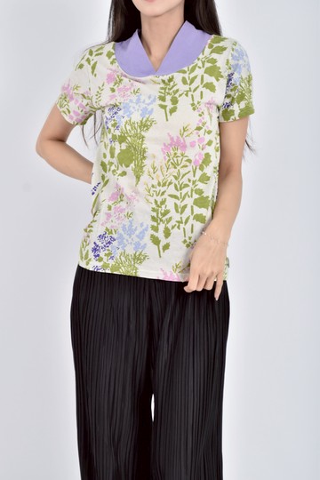 (S) sou sou質感棉質純棉白色短袖上衣