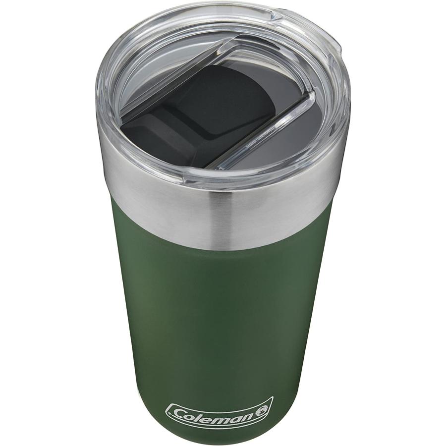 Coleman Insulated Stainless Steel 20oz Brew Tumbler, Heritage Green