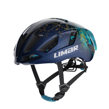 LIMAR 自行車用防護頭盔【綠松石紋/白標】AIR ATLAS - Ｌ(57cm-62cm)