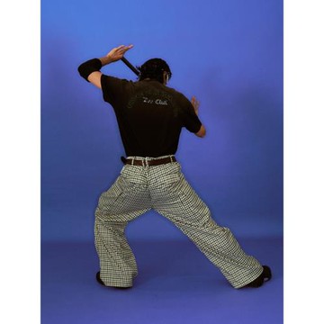 TREclub 黑雙龍水洗印花做舊街頭復古vintage夏季短袖男