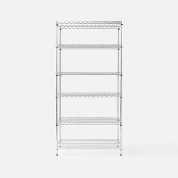 特力屋鍍鉻六層架寬90*深60*高180公分