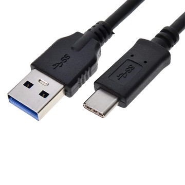 UNI STAR USB3.1 Gen2 60W快充傳輸線 USB A to Type C  1m  黑色  1條