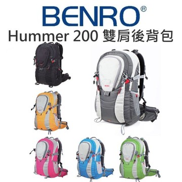 BENRO 百諾 蜂鳥 Hummer 200 輕巧攝影雙肩後背包 相機快取 放14吋NB 公司貨【中壢NOVA-水世界】【APP下單4%點數回饋】