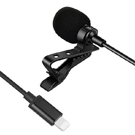 Enbiawit Professional lavalier Microphone for iPhone, Condenser Microphone for Phone Recording and Video Recording, lavalier Microphone for YouTube, i