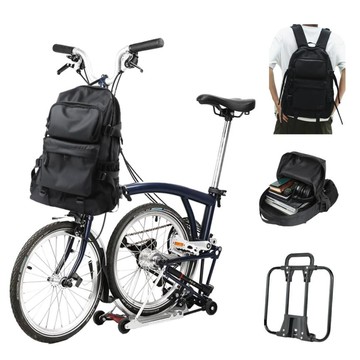 Litepro 男士自行車包多功能旅行背包防盜防水大容量筆記本電腦包適用於 Brompton 包