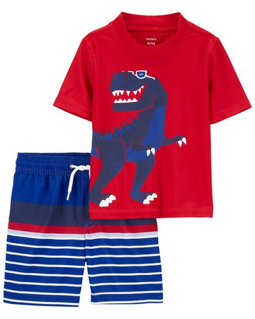 Baby 2-Piece Dinosaur Rashguard Set
