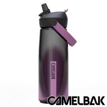 【CAMELBAK】Flip Straw多水吸管水瓶RENEW-750ml『夜幕紫』C2853504075 戶外 露營 登山 健行 休閒 時尚 運動 水瓶