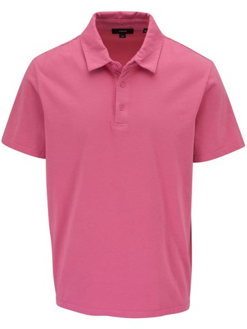 Vince - short-sleeve cotton polo shirt - men - Cotton - L - Pink