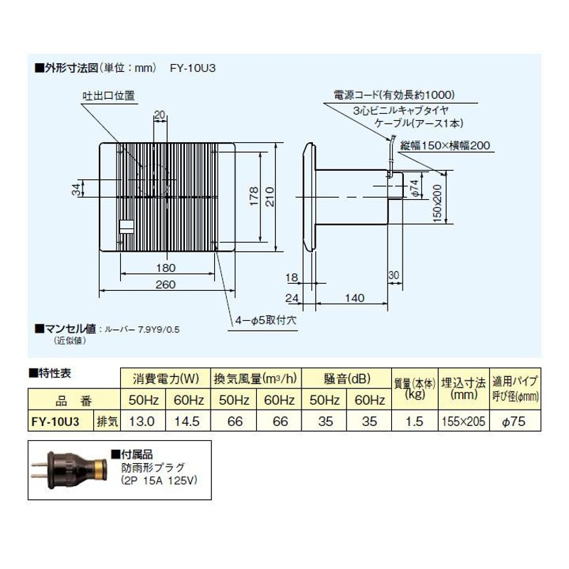 パナソニック Panasonic サニタリー用換気扇 浴室用換気扇 シロッコ