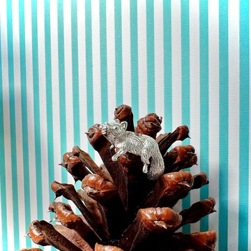 載我一程系列 單獨松鼠 純銀動物項鍊 Animal sliver Necklace