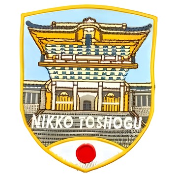 A-ONE 匯旺 日本 東照宮 地標造型刺繡 NO.238 聚酯纖維布 7.5 X 6CM  彩色