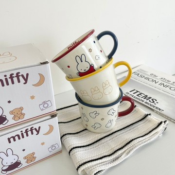 🇰🇷 韓國KKOBA 現貨 米菲兔 馬克杯 miffy 米飛兔 杯子 水杯 玻璃杯 韓國文創