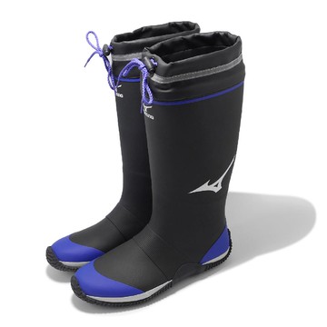 防水工作靴 Justafit NL1 男鞋 黑藍 防水 支撐 束繩 戶外 休閒鞋 F3JBN901-09