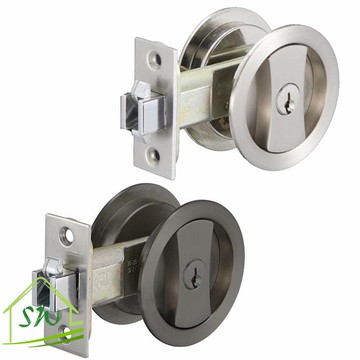 門鎖 鉤鎖 幸福牌推拉門鎖 60mm 銀色 JS30S00 / 黑色 JS30900  《昇瑋五金》