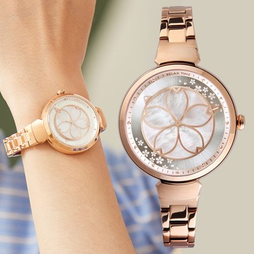 RELAX TIME 年度設計錶款 綻放系列 櫻花手錶 RT-72-3