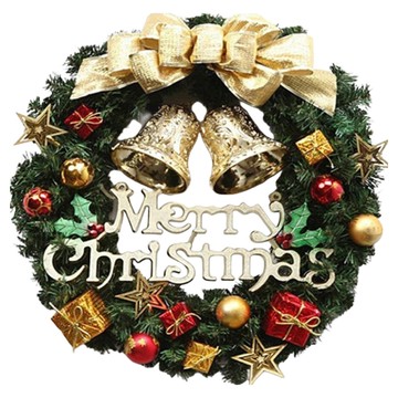 聖誕花圈  金爆款  38cm  1個