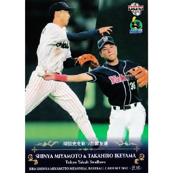 引退記念 フレーム入りBBMカード 宮本慎也 額入り ヤクルトスワローズ｜記念グッズ