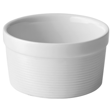 utopia Titan 白瓷布丁烤杯 9cm 適用於製作布丁、舒芙蕾等甜點  1個  白色