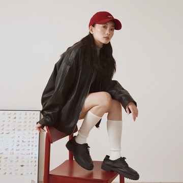 CC.DAILY-軟滑寬鬆皮革夾克(二色)-女【K2CO046】