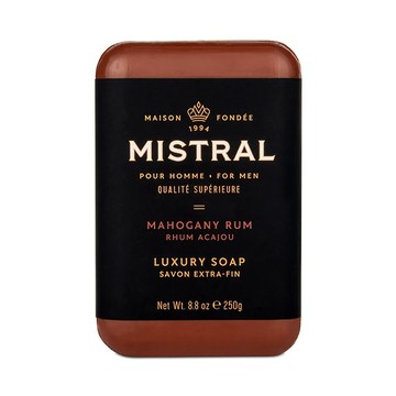 Mistral 桃花心木蘭姆酒 紳士香氛皂/香水皂 沐浴香皂肥皂沐浴皂