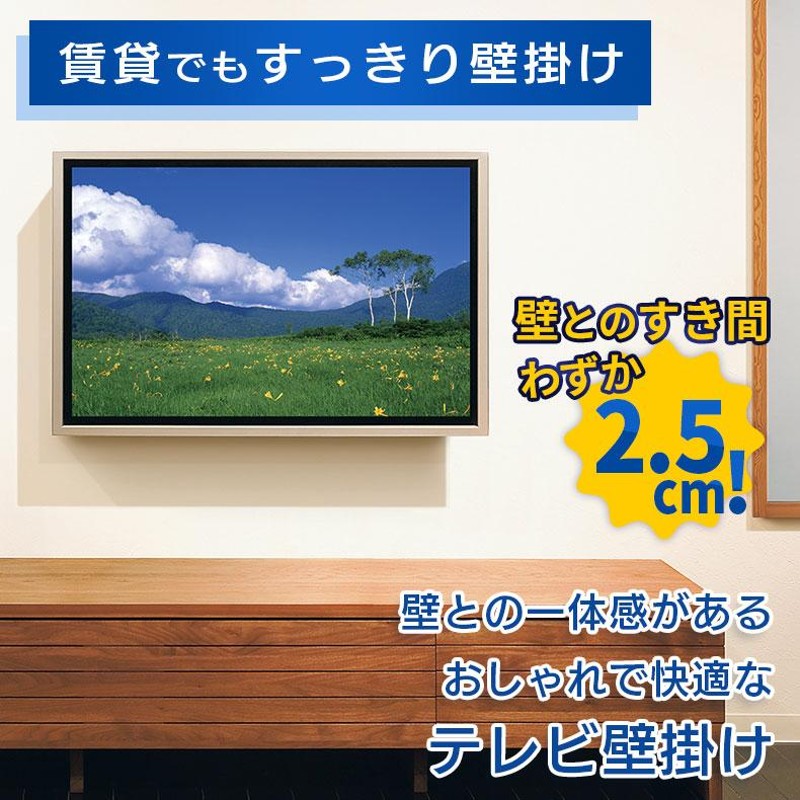 壁掛けテレビ 金具 石膏ボード 賃貸 テレビ壁掛け ユニット500 ( M5053