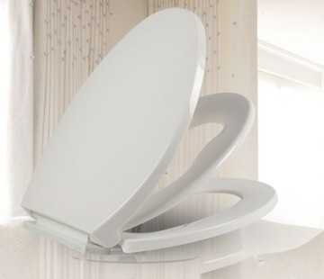 【麗室衛浴】 B1045 pvc/pp 子母式 V型加厚緩降馬桶蓋