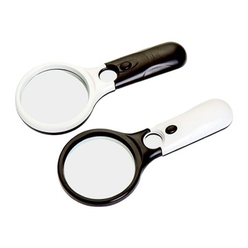 LED放大鏡 珠寶放大鏡 閱讀放大鏡 廣告放大鏡 手柄式放大鏡 珠寶玉石鑑賞 客製化禮品專家 6593