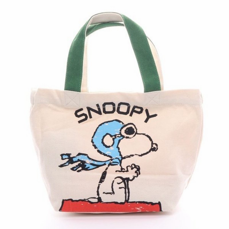 Snoopy スヌーピー トートバッグ ランチトート エコバッグ ランチバッグ キャラクター グッズ 通販 Lineポイント最大get Lineショッピング