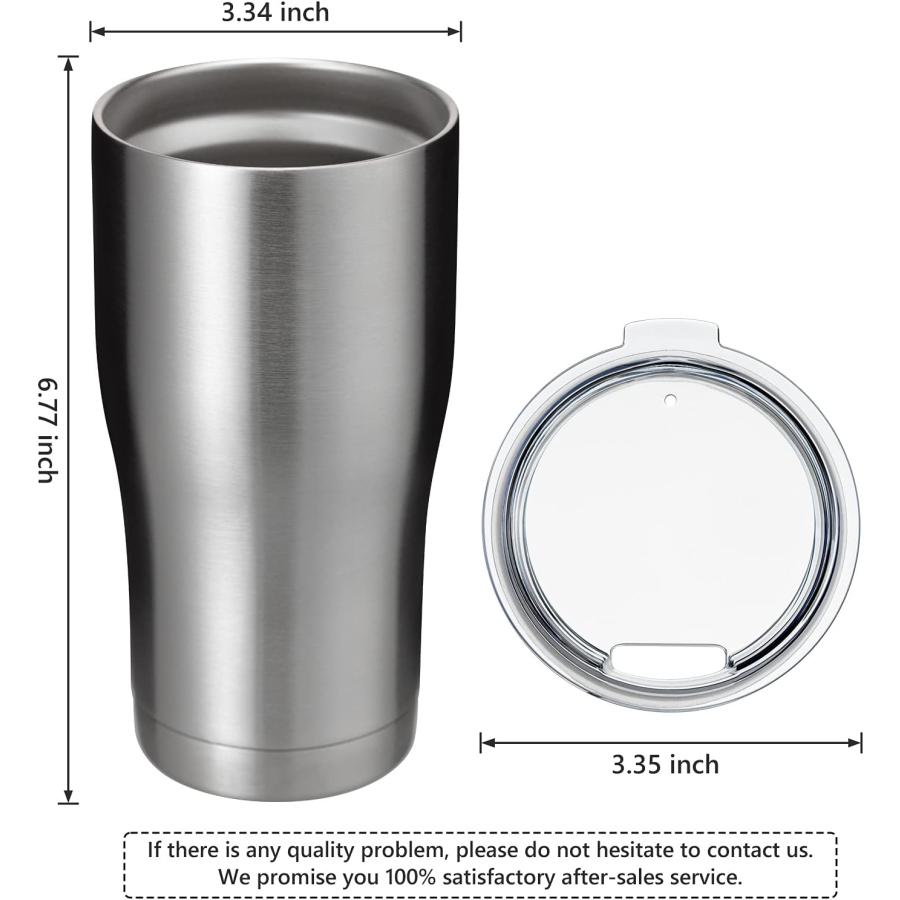 MEWAY 20oz Stainless Steel Tumblers 12 Pack Bulk  Vacuum Insulated Coffee Cup with Lid Double Wall Powder Coated Travel Mug Gift Thermal Cups Keep