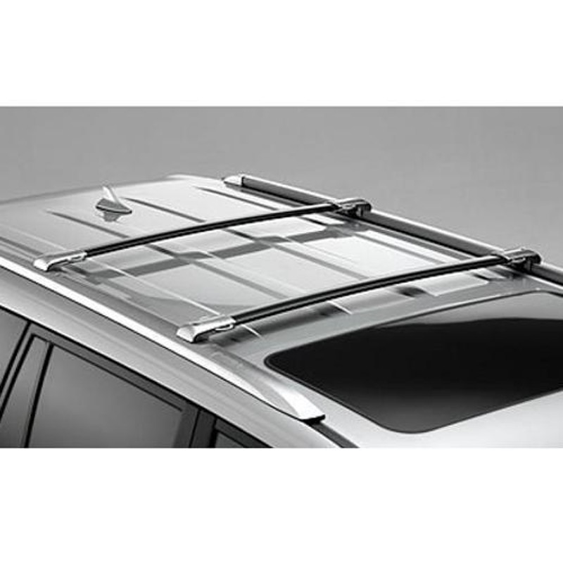 美品　トヨタ　150プラド　ルーフレール純正 トヨタ ランドクルーザー プラド 150系 ブラックエディション 70