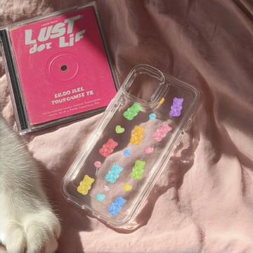 【Bling Bling小熊橡皮糖】 高清透明手機殼