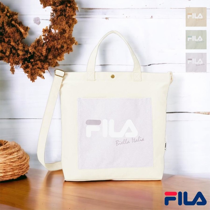 FILA フィラ グレイッシュポケットトート 2wayトートバッグ