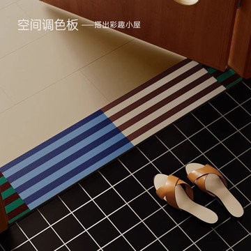 嚴選中古風門檻石地墊進門口超窄長條入戶門浴室衛生間吸水硅藻泥腳墊
