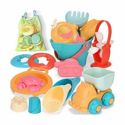 Bemixc 砂場遊びセット お風呂遊び 水遊び 雪遊び 男の子 女の子 1歳2歳3歳 キッズ ごっこ遊び道具 収納袋付き 17pcs 通販 Lineポイント最大get Lineショッピング