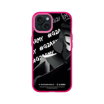 iPhone 15 Clear 粉漾桃 - G2 Esports - #G2ARMY - 武士