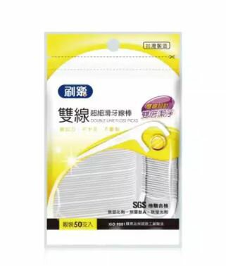 【Shallop 刷樂】雙線超細滑牙線棒（50入）